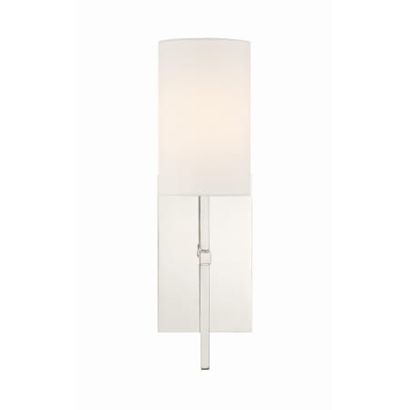 A large image of the Crystorama Lighting Group VER-241 Polished Nickel