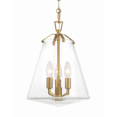 A large image of the Crystorama Lighting Group VSS-7004 Luxe Gold