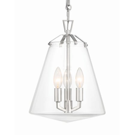 A large image of the Crystorama Lighting Group VSS-7004 Polished Nickel