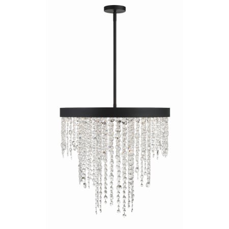 A large image of the Crystorama Lighting Group WIN-616-CL-MWP Black Forged