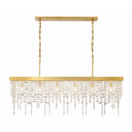 A large image of the Crystorama Lighting Group WIN-617-CL-MWP Antique Gold