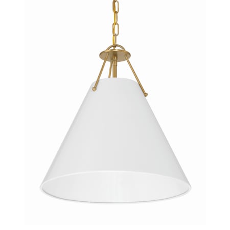 A large image of the Crystorama Lighting Group XAV-B8305 Vibrant Gold