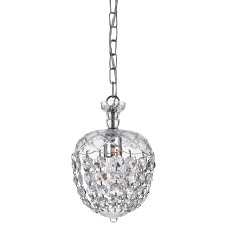 A large image of the Crystorama Lighting Group 143-CH Polished Chrome / Clear Hand Cut