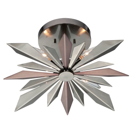 A large image of the Crystorama Lighting Group 1520-CEILING Midnight Chrome