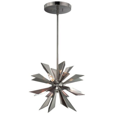 A large image of the Crystorama Lighting Group 1525 Midnight Chrome