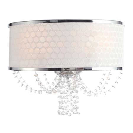 A large image of the Crystorama Lighting Group 9802-CH Polished Chrome / Clear Hand Cut