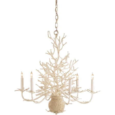 A large image of the Currey and Company 9218 White Coral/Natural Sand