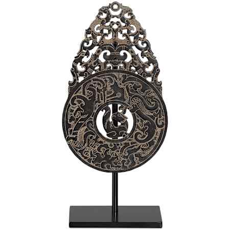 A large image of the Currey and Company 1200-0862 Bronze / Black