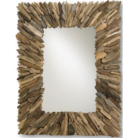 A large image of the Currey and Company 4344 Natural Wood/Mirror