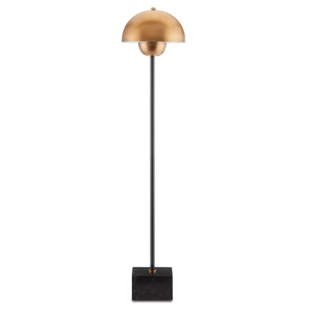 A large image of the Currey and Company 6000-0721 Brushed Brass / Black