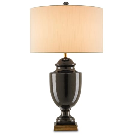 A large image of the Currey and Company 6430 Burnt Brown / Antique Brass