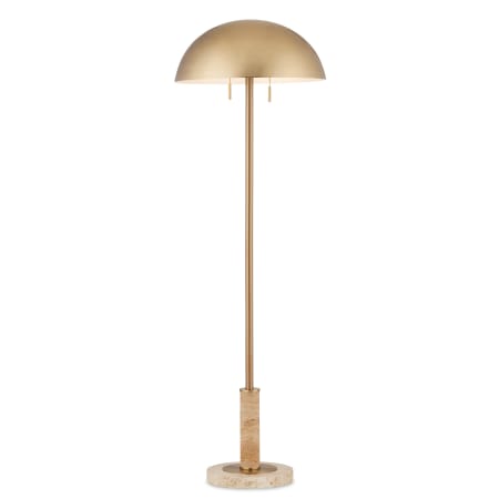 A large image of the Currey and Company 8000-0151 Brass / Natural