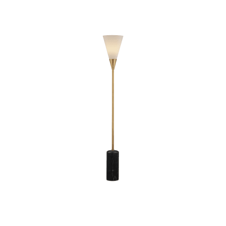 A large image of the Currey and Company 8000-0155 Black / Brushed Brass