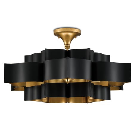 A large image of the Currey and Company 9000-0429 Semi-Flush Mount