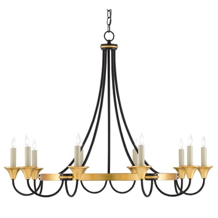 Currey And Company 9000 0474 Washed Black Contemporary Gold Leaf Hanlon 8 Light 37 Wide Taper Candle Chandelier Lightingshowplace Com Contemporary Gold Leaf Hanlon 8 Light, Large Candle Chandelier Lighting