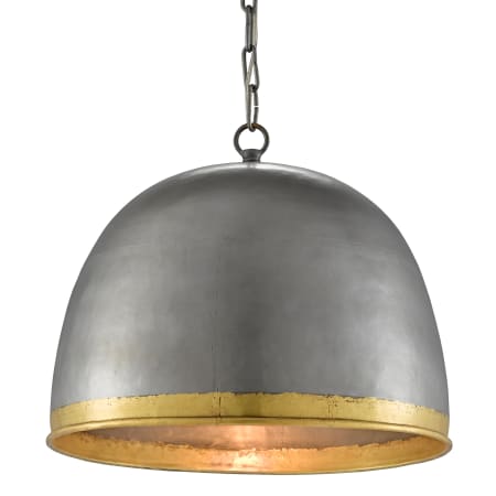 A large image of the Currey and Company 9000-0477 Pewter / Polished Brass