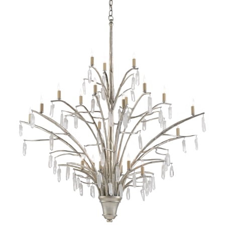 A large image of the Currey and Company 9000-0508 Contemporary Silver Leaf / Natural