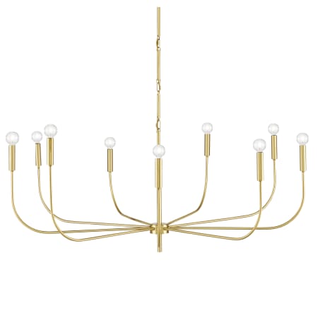 A large image of the Currey and Company 9000-0833 Brushed Brass
