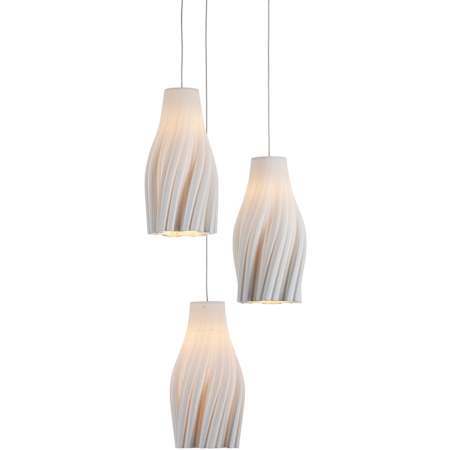 A large image of the Currey and Company 9000-1271 White / Silver