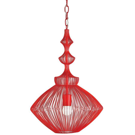 A large image of the Currey and Company 9068 Lollipop Red