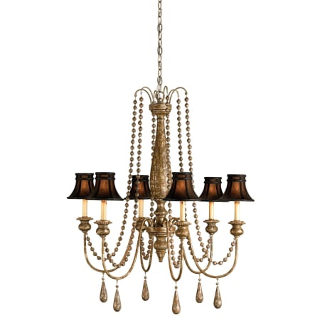 A large image of the Currey and Company 9254 Distressed Silver Leaf