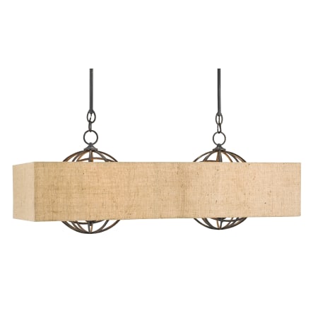 A large image of the Currey and Company 9283 French Black / Natural