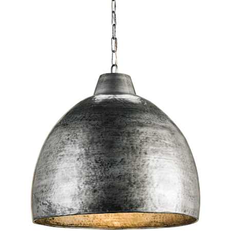 A large image of the Currey and Company 9782 Blackened Steel
