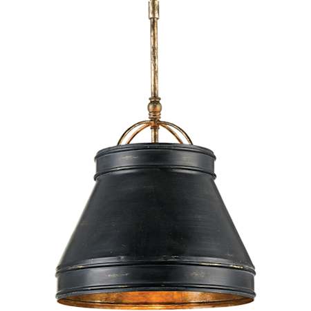 A large image of the Currey and Company 9868 French Black / Pyrite Bronze