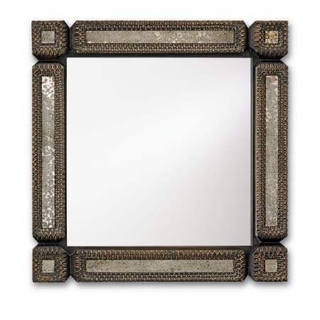 A large image of the Currey and Company 1053 Blackened Tramp / Antique Mirror