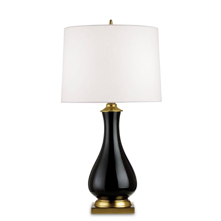 A large image of the Currey and Company 6419 Black / Brass