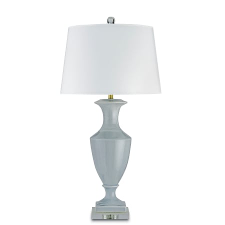 A large image of the Currey and Company 6478 Blue Crackle / Clear