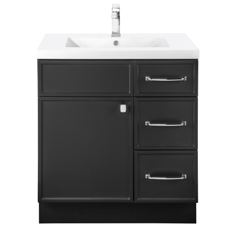 A large image of the Cutler Kitchen and Bath MAN30RHT Black