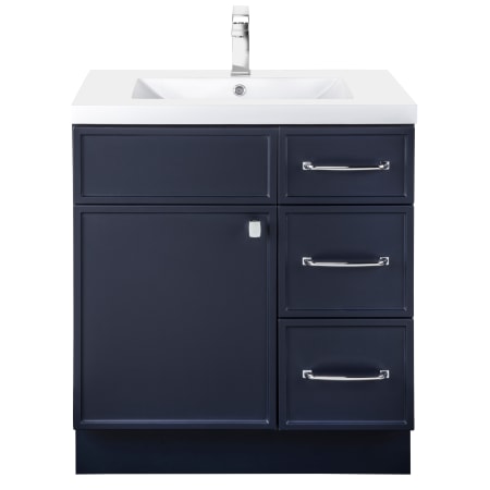 A large image of the Cutler Kitchen and Bath MAN30RHT Blue