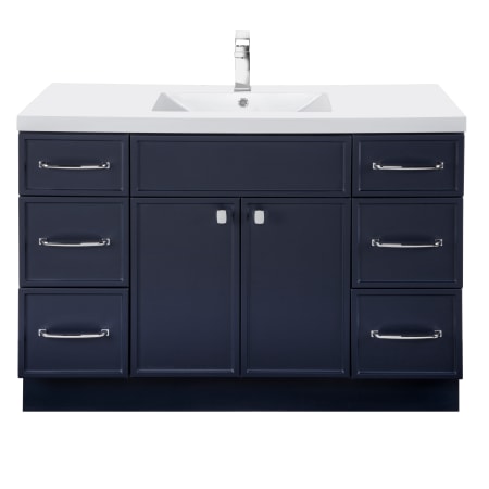 A large image of the Cutler Kitchen and Bath MAN48SBT Blue