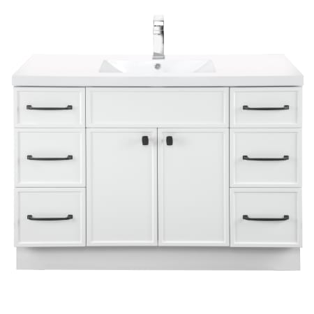 A large image of the Cutler Kitchen and Bath MAN48SBT White