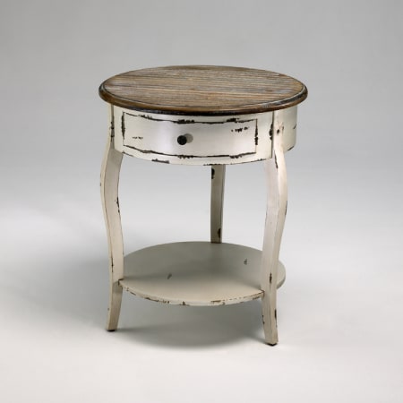 A large image of the Cyan Design 02469 Distressed White and Gray