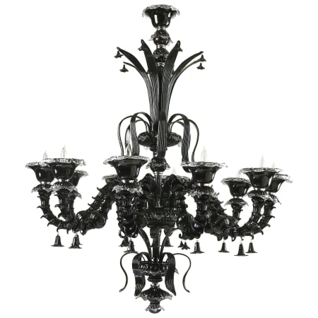 A large image of the Cyan Design 6511-10-15 Black Murano Style Glass