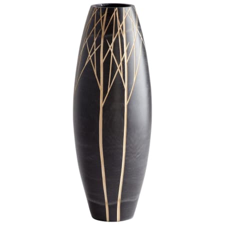A large image of the Cyan Design Large Onyx Winter Vase Black