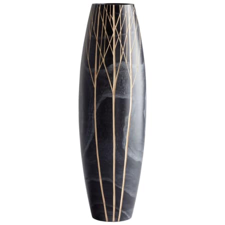 A large image of the Cyan Design Medium Onyx Winter Vase Black