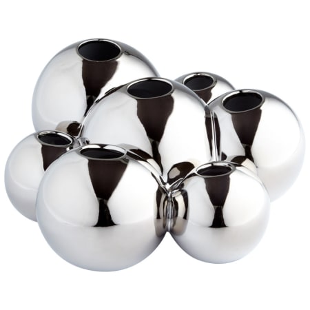 A large image of the Cyan Design Bubbles Vase Chrome