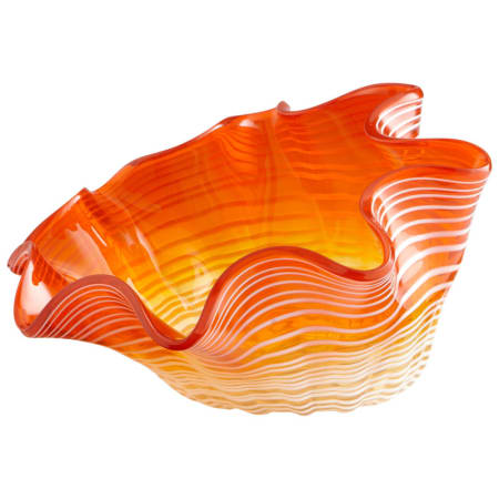 A large image of the Cyan Design Small Teacup Party Bowl Orange