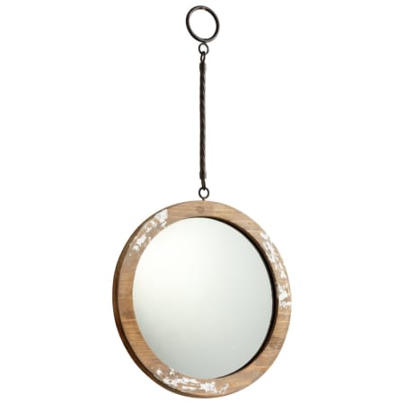 A large image of the Cyan Design Large Through The Looking Glass Mirror Antique White