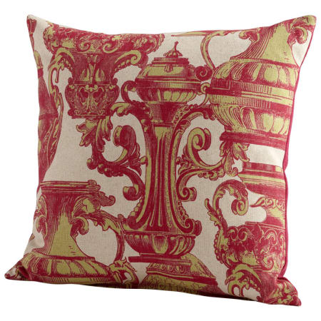 A large image of the Cyan Design Urn Your Keep Pillow Pink