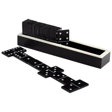 A large image of the Cyan Design Dominoes Black and White