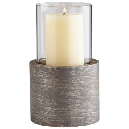 A large image of the Cyan Design Small Valerian Candle Holder Graphite