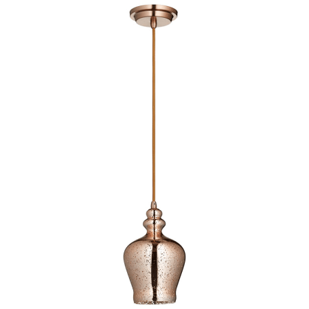 A large image of the Cyan Design Calista One Light Pendant Satin Copper