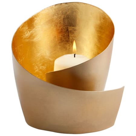 A large image of the Cyan Design Mars Candle Holder Brass