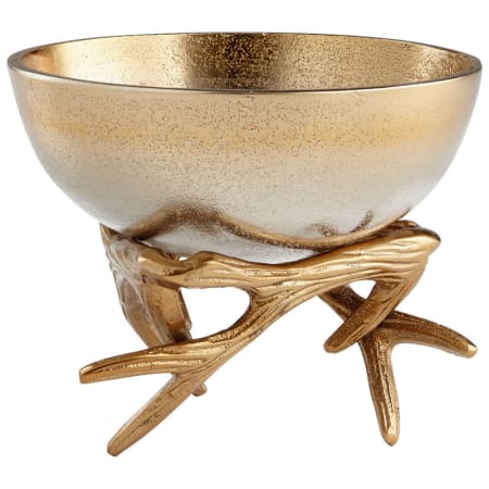 A large image of the Cyan Design Small Antler Anchored Bowl Gold