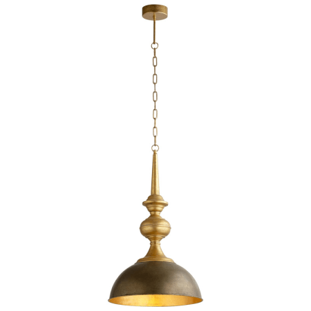 A large image of the Cyan Design Zeet Pendant Bronze and Gold Accents