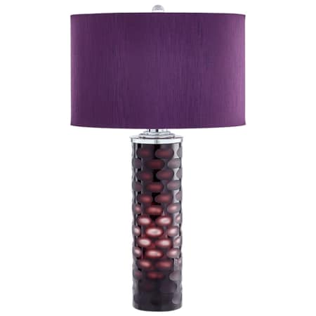 A large image of the Cyan Design Zuma Table Lamp with CFL Bulb Purple